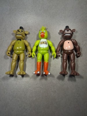 Set Of 3 Unbranded Five Nights At Freddy s FNAF Light Up Action Figure Toys