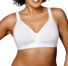 Playtex Women's 18 Hour Ultimate Lift and Support Wirefree Bra-White-38D