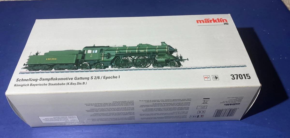 Märklin HO Green Steam Locomotive Model Railroad Locomotives for