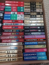 Collection of 152 blank sealed audio cassette tapes. ALL DIFFERENT. Revised