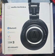 Audio-Technica ATH-M50xBT2 Bluetooth Studio Monitor Closed-Back Headphones