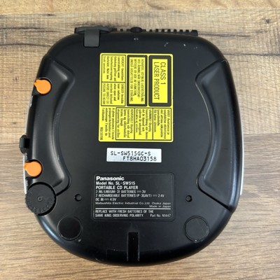 Panasonic CDプレーヤー SL-SW515 Panasonic Sl-SW515 Portable CD Player Shockproof Water