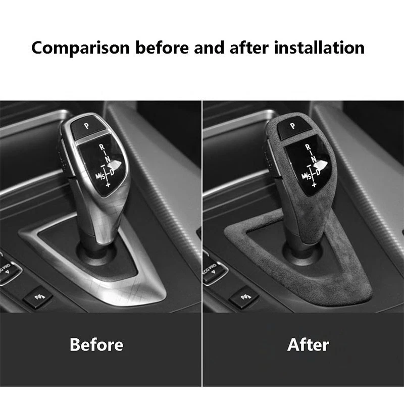 Cubierta de perilla de cambio de marchas para BMW F20 F21 F22 F23 F30 F31 F10 F18 F34 F35 F36 X3 X5 Foto 2 de 4