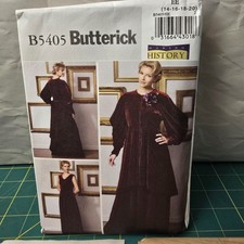 Butterick B5405 Edwardian Edwardian Era Costume Dress Pattern Misses 14-20 UNCUT