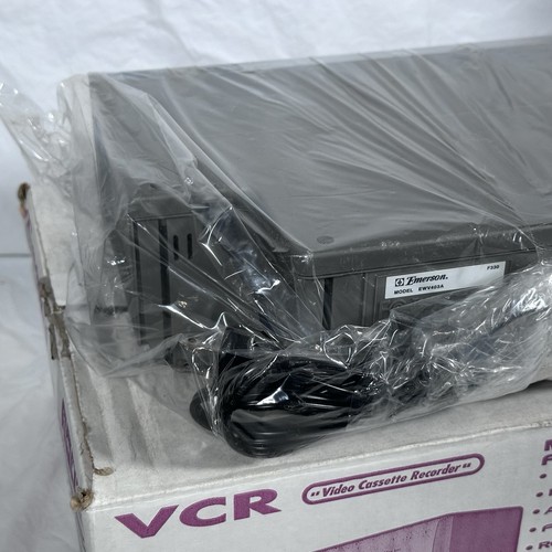 Vintage Emerson REWV403A 4 Head VCR Video Cassette Recorder BRAND NEW OPEN BOX! - Picture 14 of 19