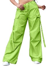 Cargo Pants for Women,Women's Y2k Drawstring Baggy Cargo Pants Loose Wide Leg...