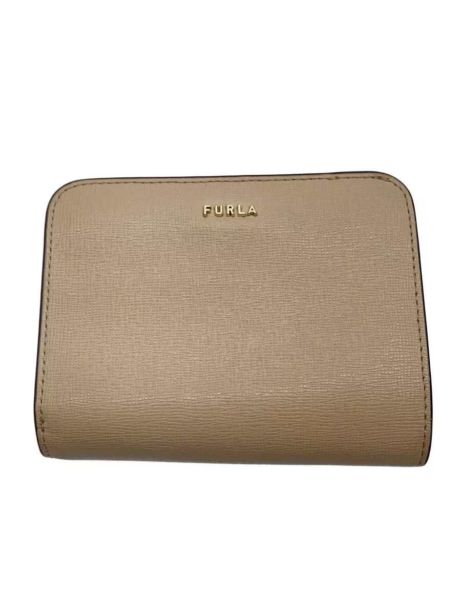 FURLA Bi-fold Wallet Leather Pink Women's