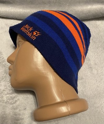 Hype Multicoloured Straight Hat Brand OS Jack Wolfskin Unisex Winter Style