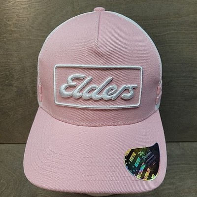 Elders Limited Pink Trucker Hat - Adult Adjustable Size - Mesh Back Snapback