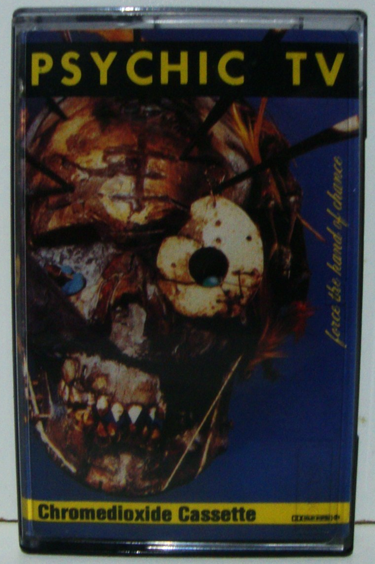 PSYCHIC TV Force The Hand Of Chance LP CASSETTE TAPE WEA 1982 MARC