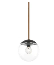 KovacsOuter Limits 1 Light 6" Wide Mini Pendant with Clear Glass GlobeP1501-416