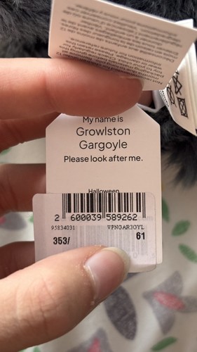 GENUINE Next day shipping Presale Halloween ooky growlston gargoyle BNWT rare  - Picture 7 of 11