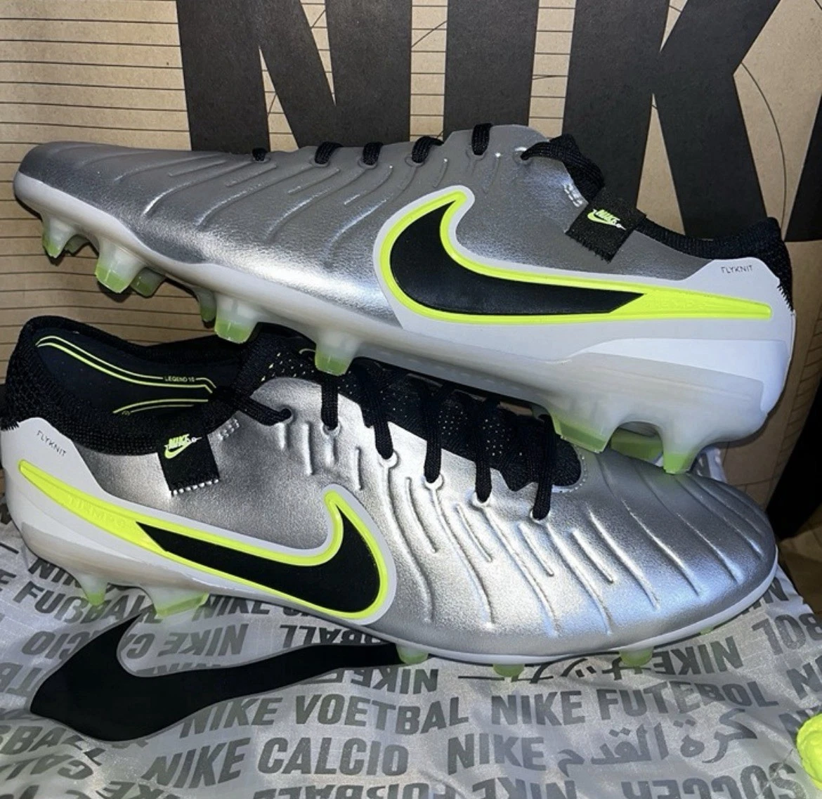 Nike Tiempo Legend 8 Elite FG Black Volt for Sale | Authenticity