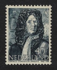 Netherlands Cornelis Evertsen the younger. Dutch Naval Hero 1943 MNH SG#587