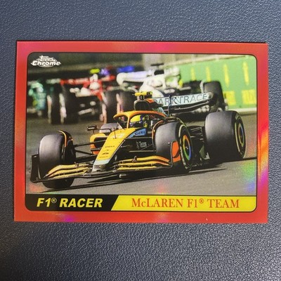 Topps Chrome Formula 1 2022 F1 Lando Norris T68-LN Insert Red 1/5