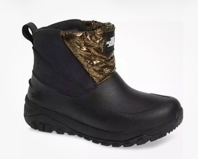 The North Face Yukiona Women's Black Gold Ankle Boots Size 6