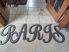 16,25 lettres en bois "paris"