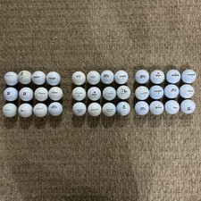 36 Golf Balls, Mixed, general play or practice (3 dozen)