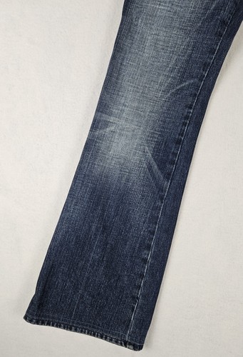 7 For All Mankind Jeans Women's 30 Boot Cut Mid Rise Dark Wash Stretch USA 30x31 - Picture 6 of 20