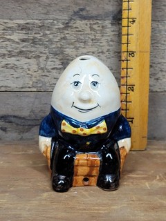 Vintage Humpty Dumpty Ceramic Figural Pie Vent Bird Babbacombre Pottery England