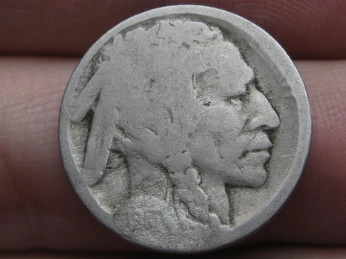 1913 D Buffalo Nickel 5 Cent- Denver, Good Reverse Details- Variety T2 Type 2