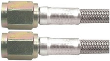 44 Inch Braided Stainless Steel PTFE Lined 3 AN Hose Assembly Vehicle Specific