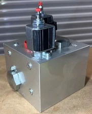 Parker Hydraulic Control Valve Solenoid Block IC-7065 126495 (READ DESCRIPTION) thumbnail 4