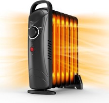 Ecotronic 700W Oil Filled Radiator Heater  OH-12, Overheat Protection,Open box