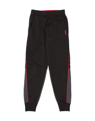 Reebok Jungen Trainingshose Jogginghose 11-12 Jahre Large schwarz Colourblock AZ04