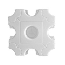 11.81 Inch Round Hole Concrete Stepping Stone Mold for DIY Garden Patio Lawn ...