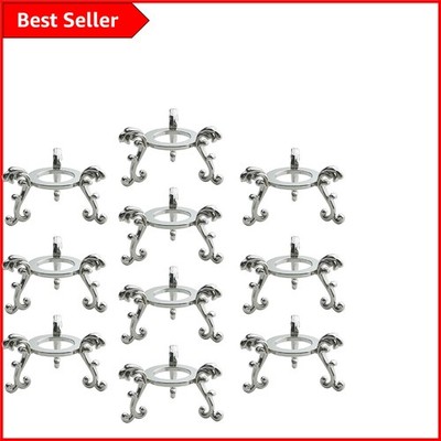 Luxus Silber Kristall Kugel Ständer Set - 10 Stück Display Halter für Kugeln