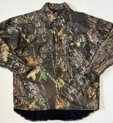 RUTWEAR Big Game - Men's Lined Button Hunting Shirt Jacket Shacket- Large