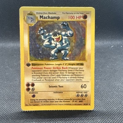 Shadowless Machamp - 8/102 (Base Set Shadowless) 008/102 Deck