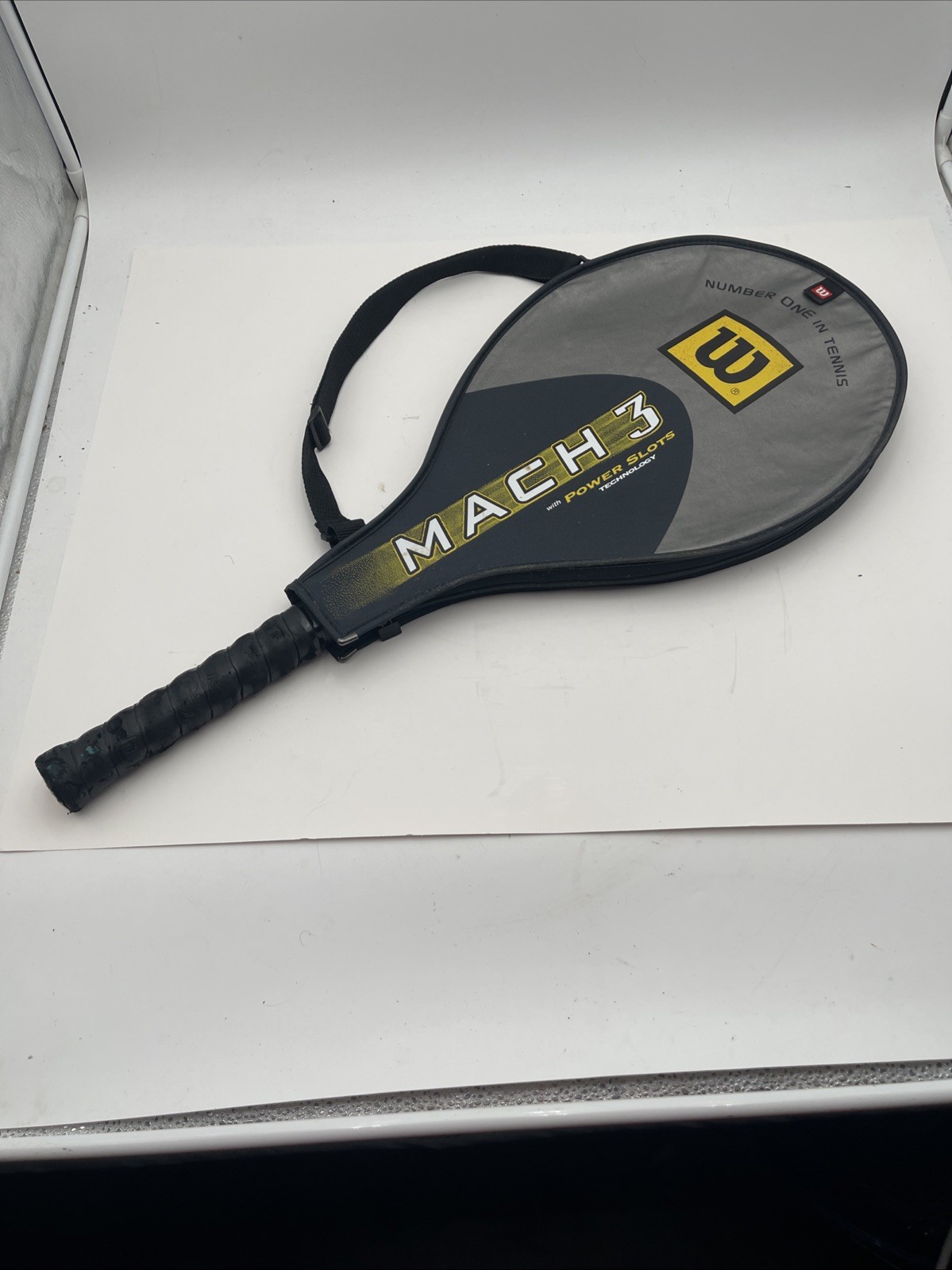 Wilson Mach 3 Tennis Racquet Soft Shock Power Slots 4 1/4 L2