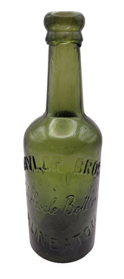 ''Taylor Bros, Wholesale Bottlers, Nuneaton'' antike grüne Bierflasche um 1910