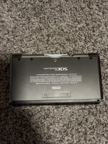 Nintendo 3DS Handheld System Cosmo Black With Charger Tested Working