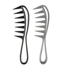 Dladhict 2Pcs Wide Tooth Comb for Wet Curly Wavy Thick Long Hair - Medium