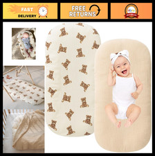 Organic Cotton Muslin Baby Lounger Covers 2 Pack - Soft Removable Slipcovers for