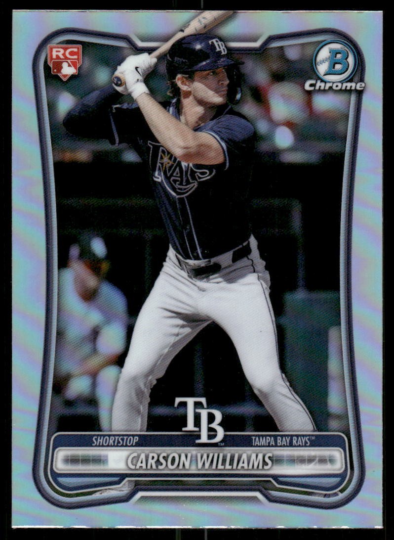 2026 Bowman #39 Carson Williams Rookie Red RC Logo
