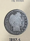 1897-S Barber Quarter