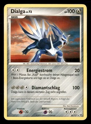 Pokemon Dialga 23/127 Platin Deutsch - Bild 1 von 2