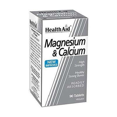 HealthAid Magnesium & Calcium Tabletten 90er - 4er Pack