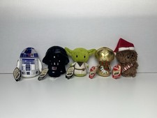 Hallmark Itty Bittys Star Wars Set Of 5 NWT Yoda Darth Vader R2-D2 C3PO Chewbacc