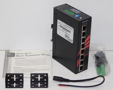 New Antaira LNP-800AGH-24 8 Industrial Gigabit PoE+ Unmanaged Ethernet Switch