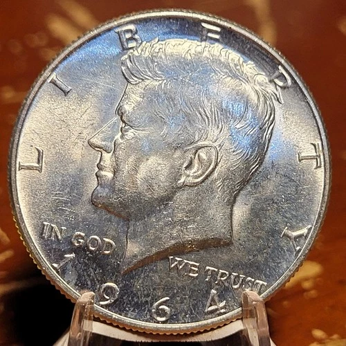 Choice BU 1964-P Kennedy Half Dollar  90% Silver Uncirculated