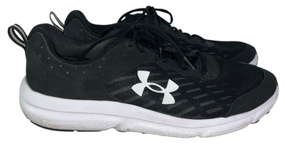 Under Armour Charged Assert Shoes Mens Sz 13 Black Running Athletic Sneakers CLE
