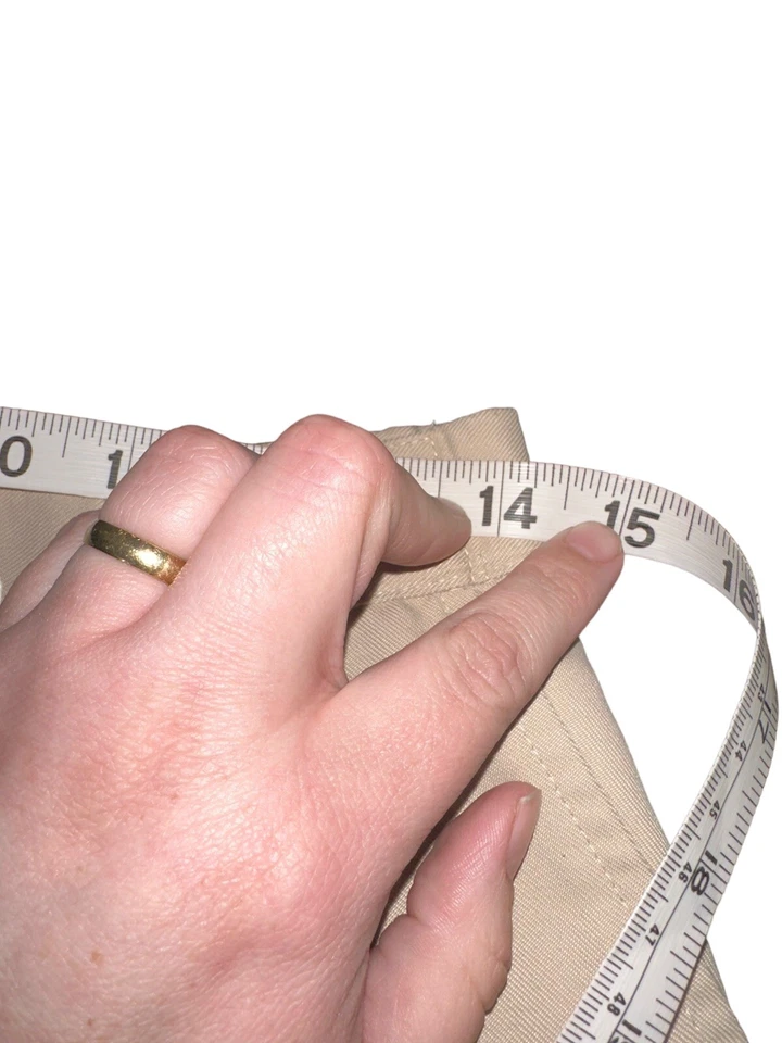 Pantalones cortos de golf plisados delanteros Eddie Bauer para mujer talla 10 beige Foto 4 de 4