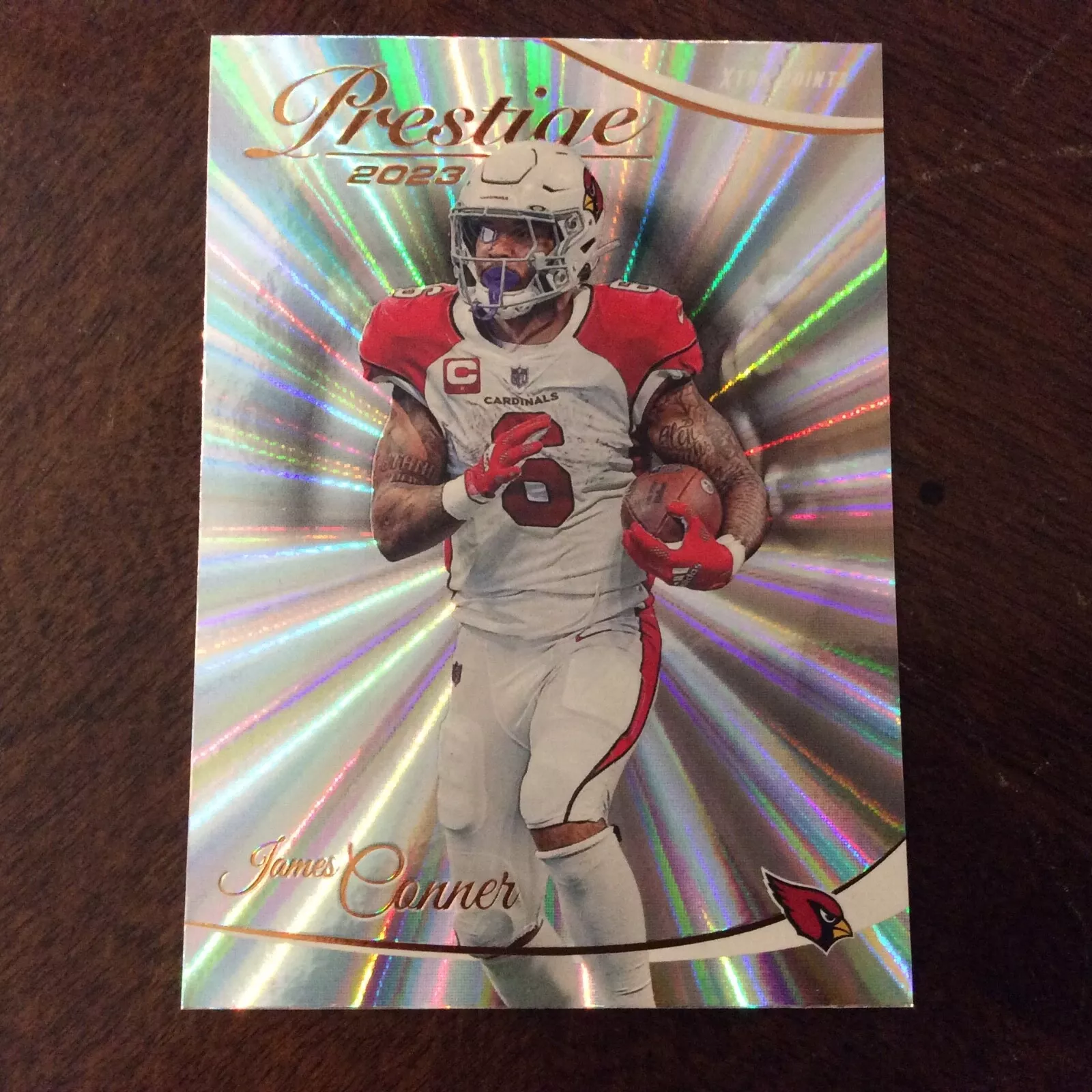James Conner trading card