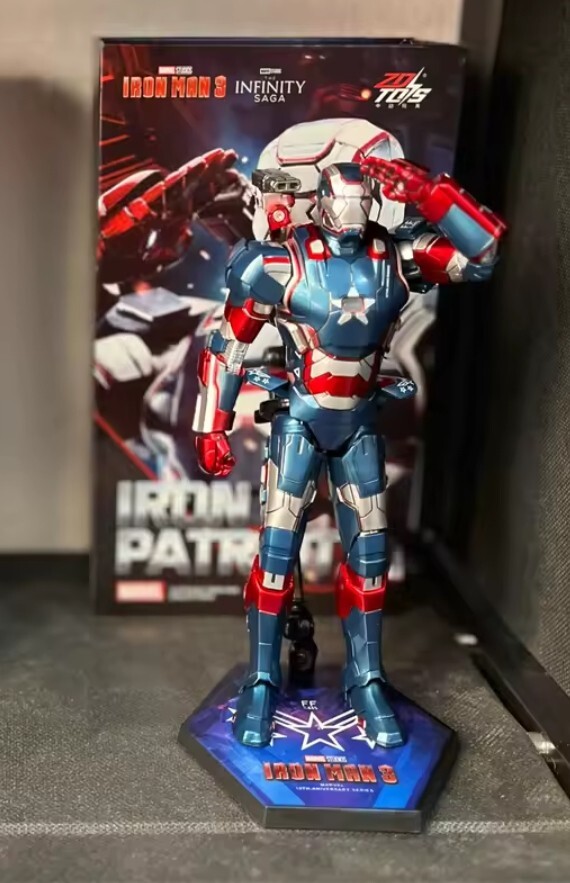 ZD Marvel Iron Man War Machine Iron Patriot Action Figure Collection Gift