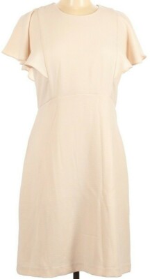Sharagano Womens Dress 6 Ivory White Wedding Cocktail Evening Formal New 6